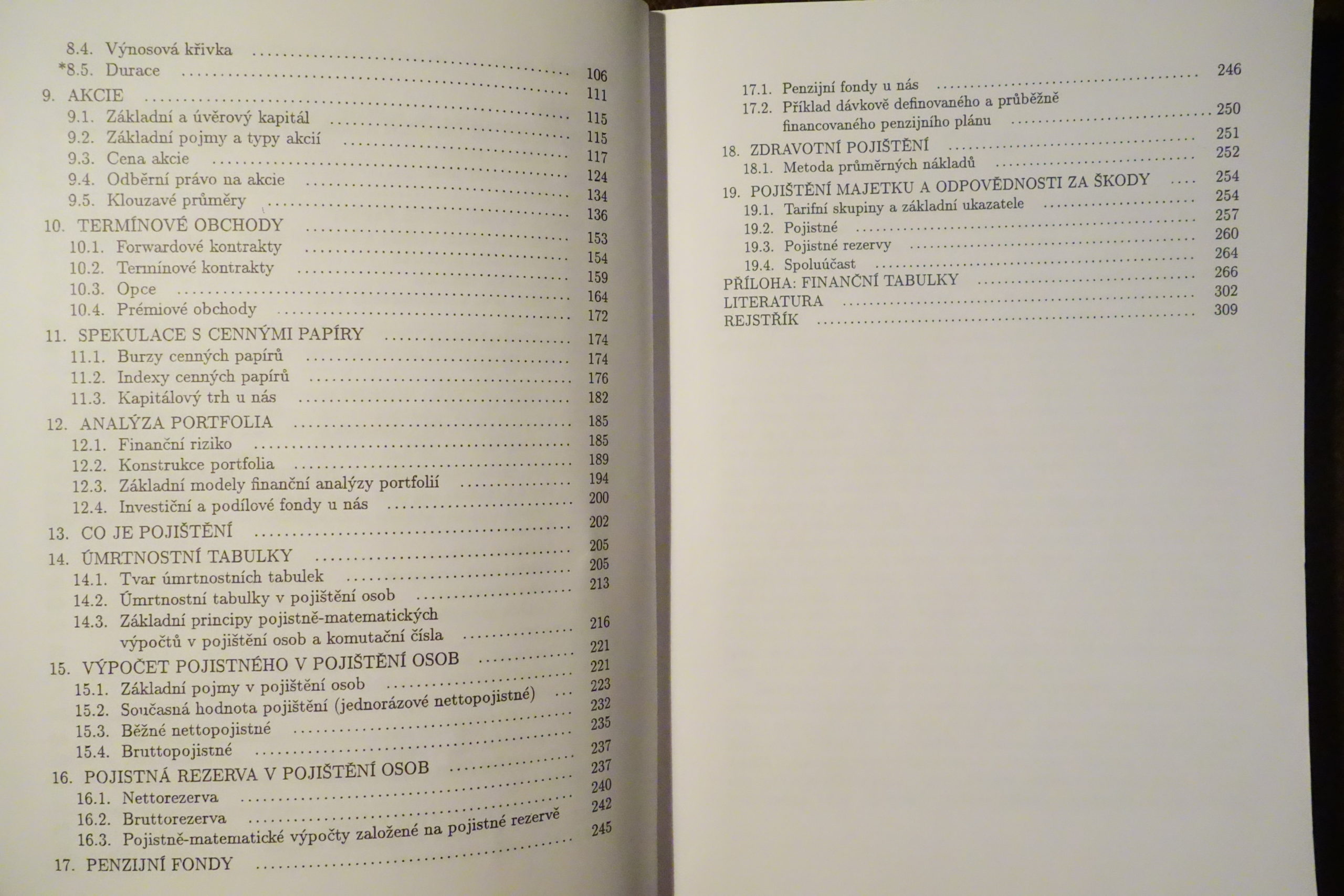 3577,obsah II,Praktický průvodce finanční a pojistnou matematikou