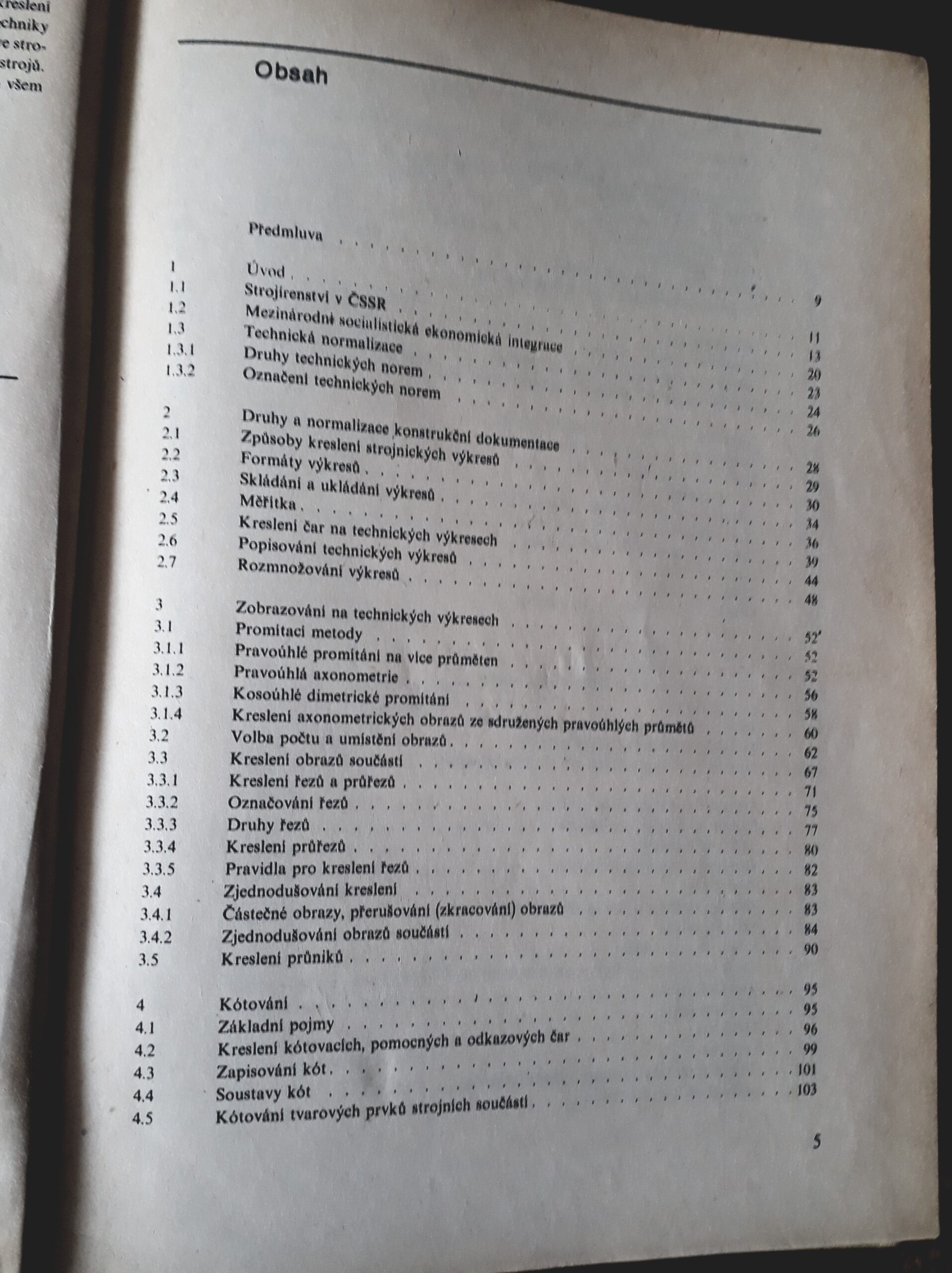 5955,Obsah kn.I.Základy strojnictví...9